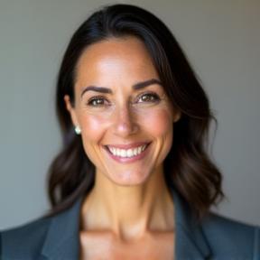 Headshot of Dr. Sofia Monteiro, smiling professionally
